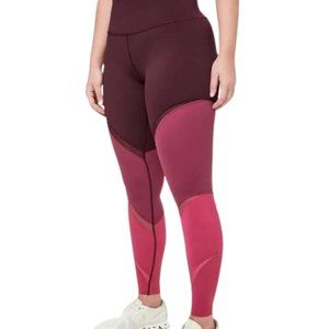 WORN ONCE Women’s Lululemon high waisted & full length tights. (28”)